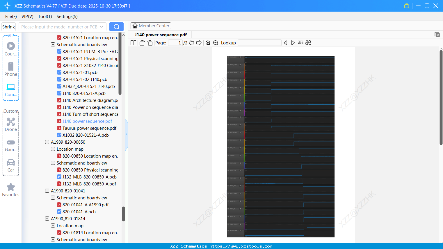 Laptop Apple J140 Power Sequence